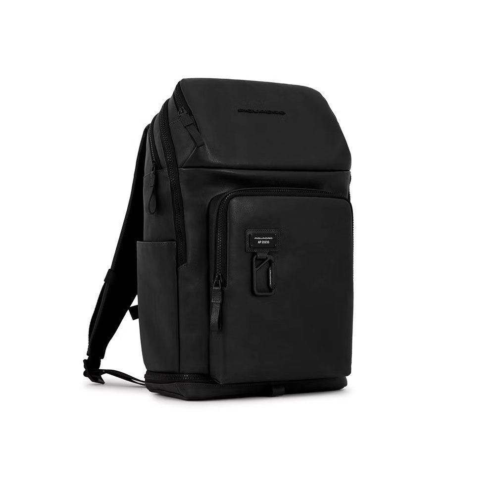 Piquadro Modus - Notebook backpack with bottle holder and umbrella holder  Colour Black