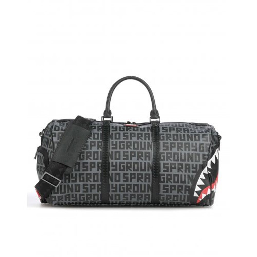 SPRAYGROUND: INFINITI CHECK SHARK DUFFLE BAG