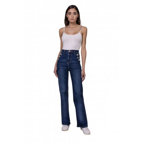 Jeans Flare Petra WHITE WISE