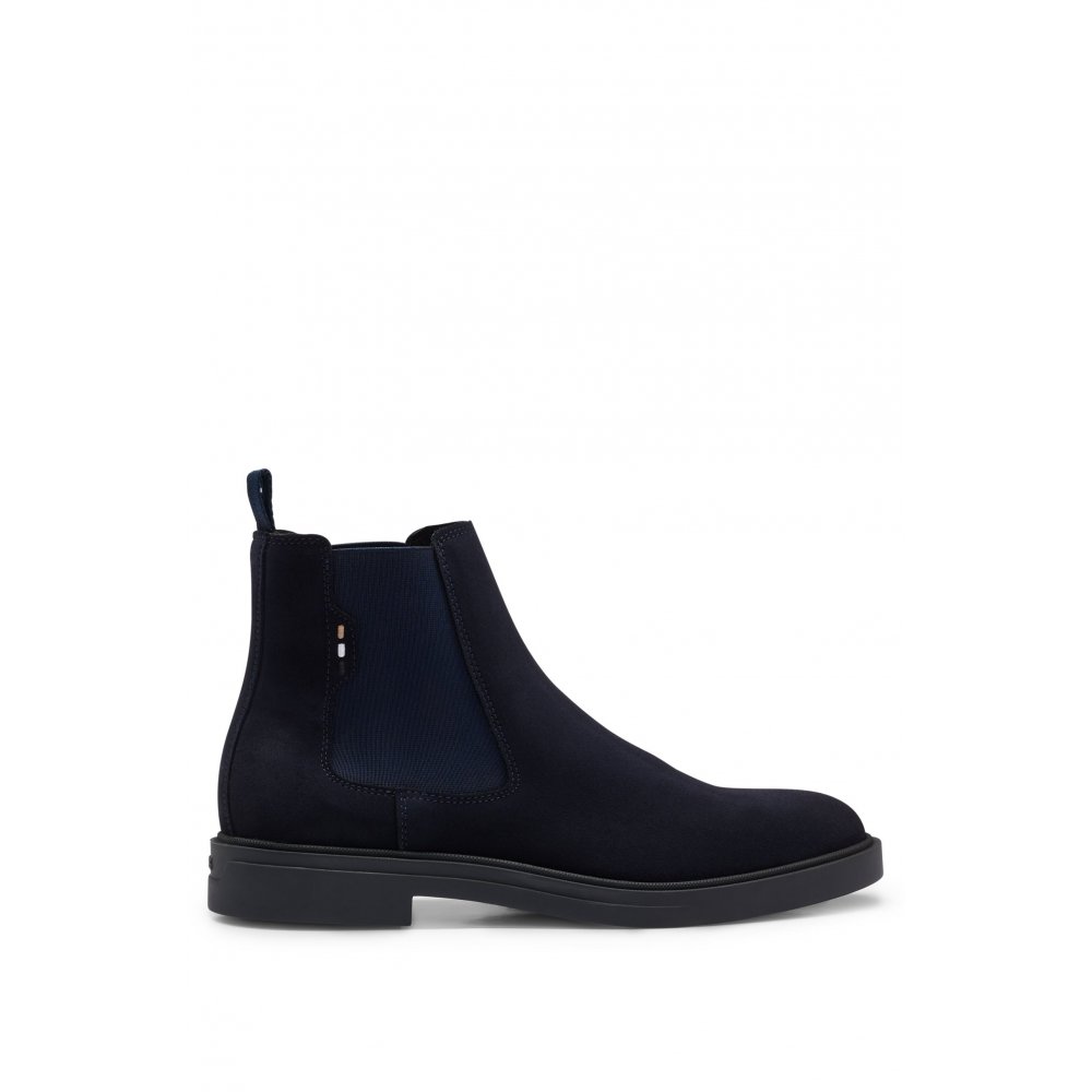 Hugo boss suede chelsea boots online